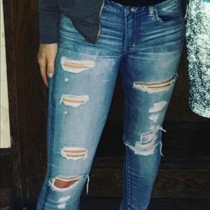 American Eagle Ripped Skinny Jeans